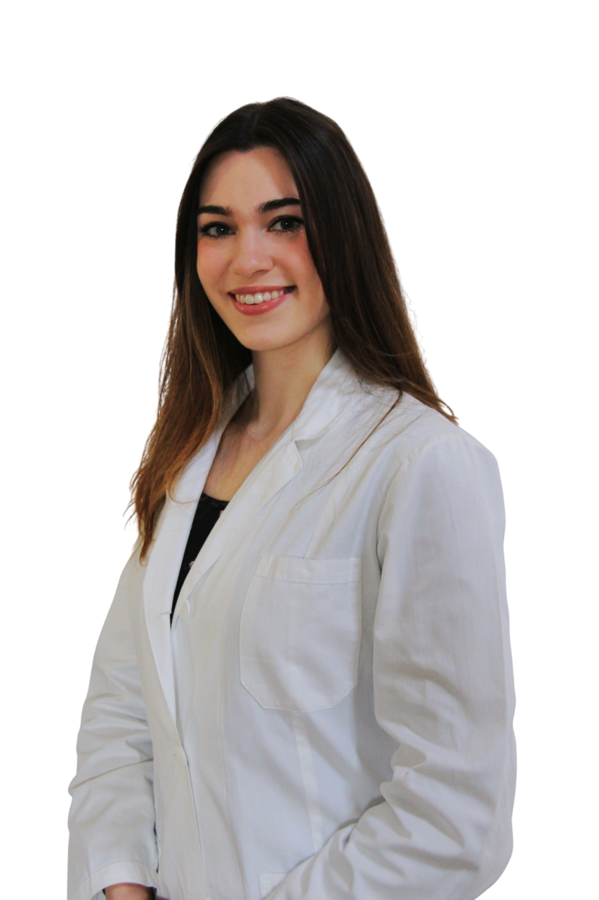 Elisa Francisetti, Biologa Nutrizionista, in uno sfondo professionale